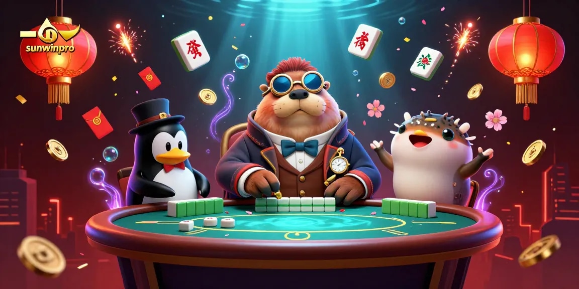 Experience thrilling poker gameplay at sunwinpro with a whimsical underwater scene