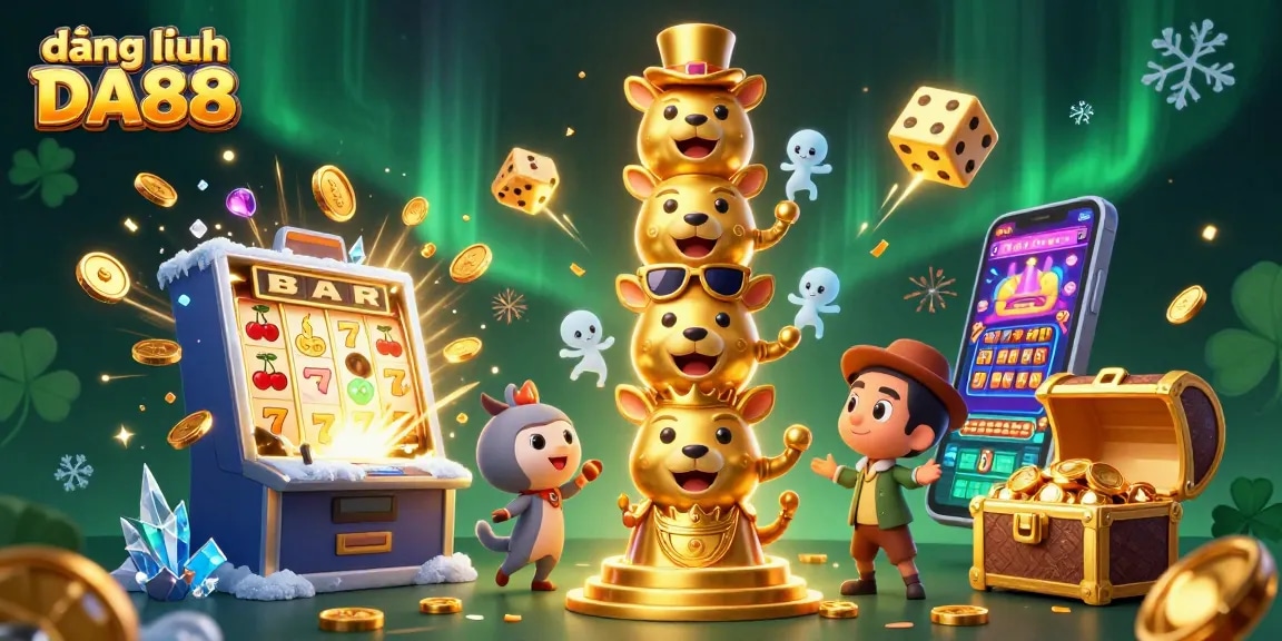Experience thrilling gameplay with đăng nhập DA88, showcasing a vibrant casino scene of excitement and winnings.