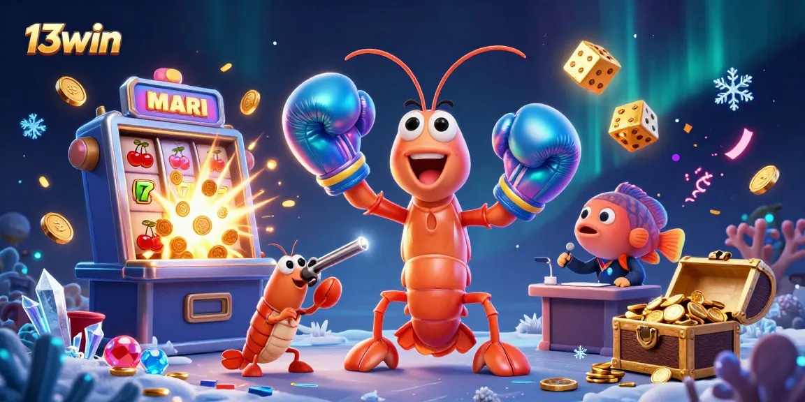 Experience thrilling moments with 13win's vibrant casino games featuring fun characters and jackpots.