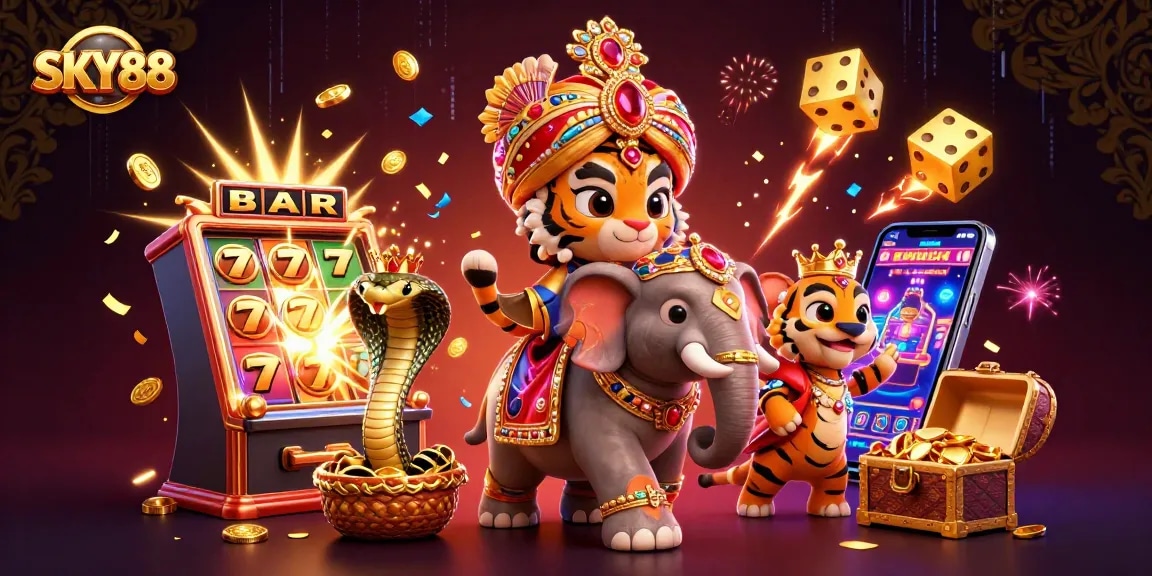 Experience gaming thrills at SKY88 with colorful slots, vibrant jackpots, and dynamic casino action.