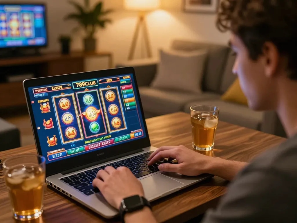 Engaging gameplay experience on a 789CLUB online casino interface, highlighting user interaction and comfort