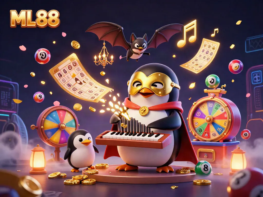 Experience exciting gaming at ML88 with gold coins, colorful elements, and dynamic action.