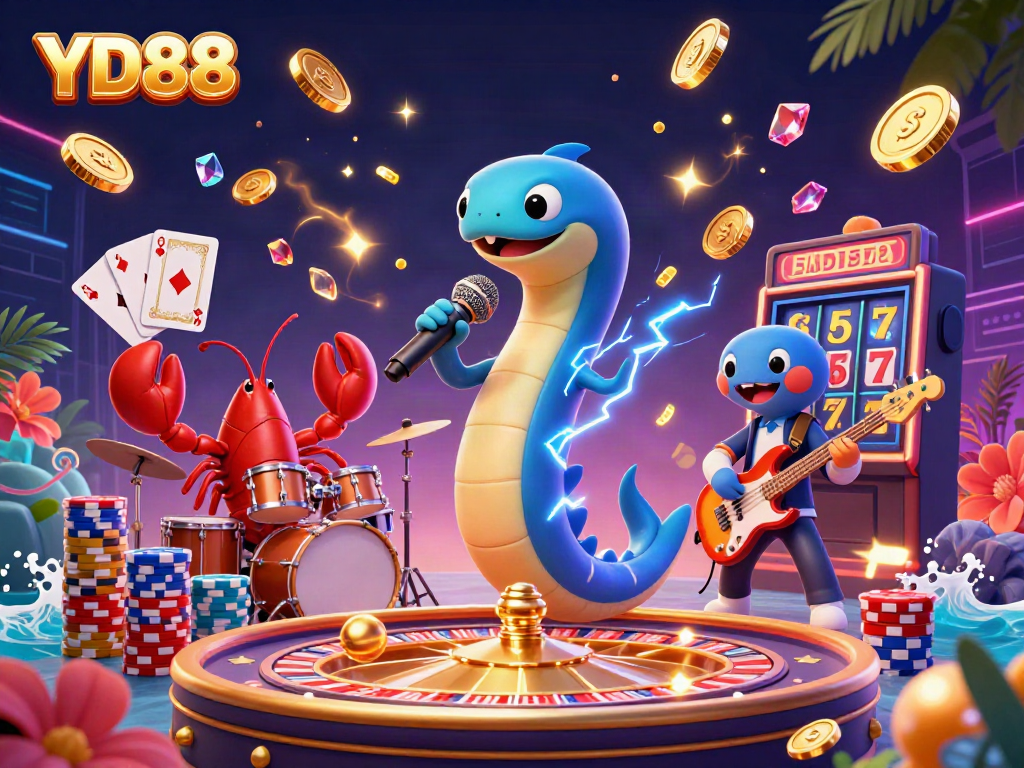 Enjoy exciting slots and jackpots at YD88 with vibrant underwater casino scenery