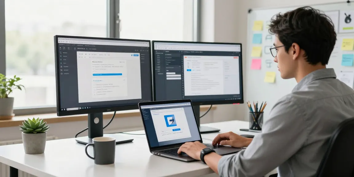 WPS Download interface on laptop in a modern workspace, highlighting productivity tools.