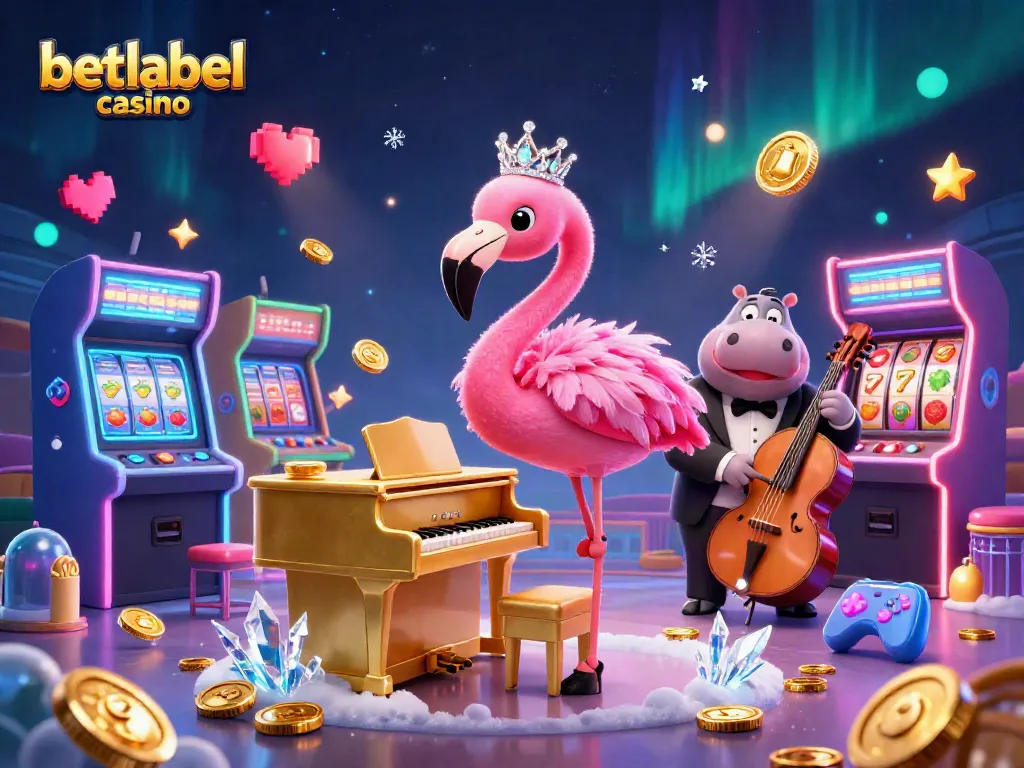 Experience the excitement of betlabel casino with vibrant 3D characters and engaging gaming elements.