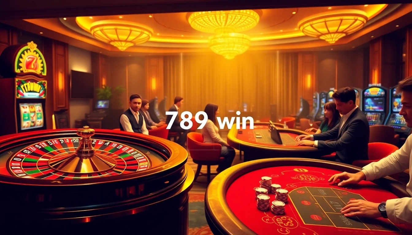 Experience thrilling gaming at 789win casino with vibrant tables and dazzling slots.