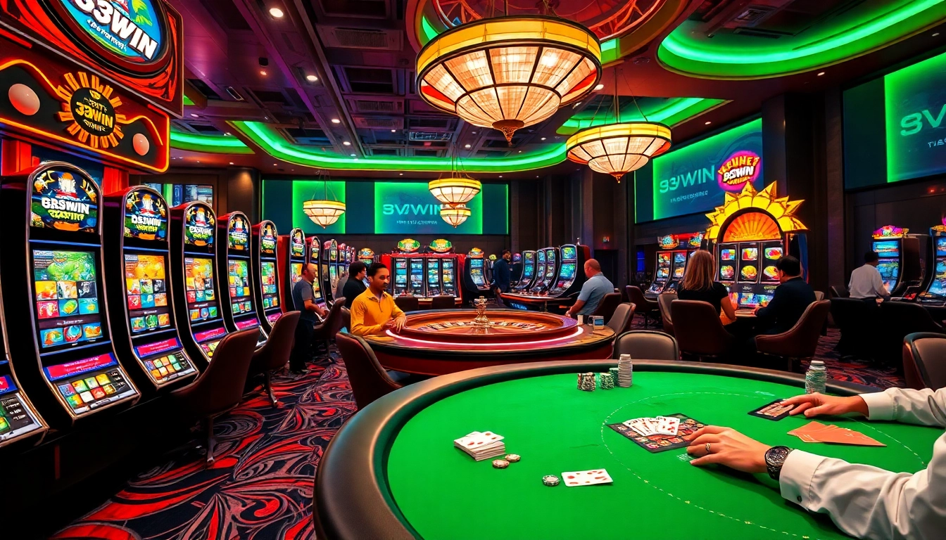 33WIN offers intense gameplay featuring vibrant slot machines and engaging poker tables.