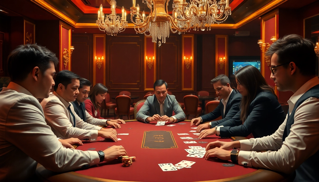 Lương Sơn TV offers a thrilling poker game atmosphere with passionate players and professional strategies.