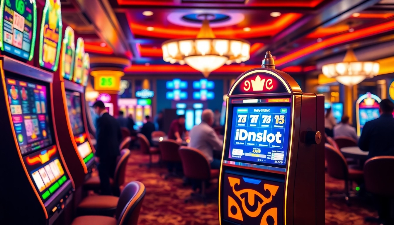 Experience the thrill of winning at idnslot with exciting slot machines and vibrant casino ambiance.