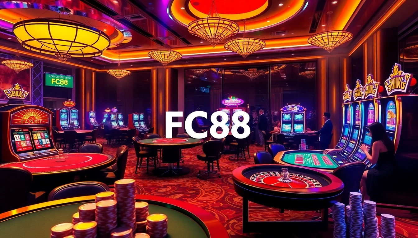 Players enjoying engaging games at FC88, where excitement and winning strategies come to life.