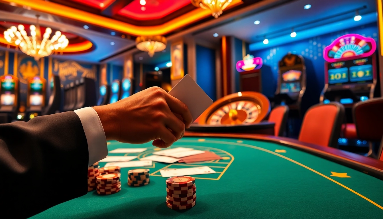 Experience luxury and excitement at Casino tables showcasing Nhà cái uy tín and betting strategies.