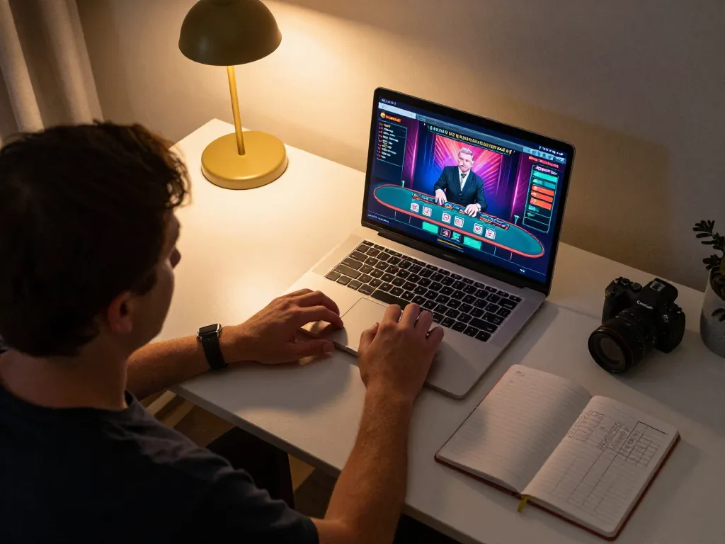 lc88 online blackjack gameplay showing player focused on strategies and live dealer interaction