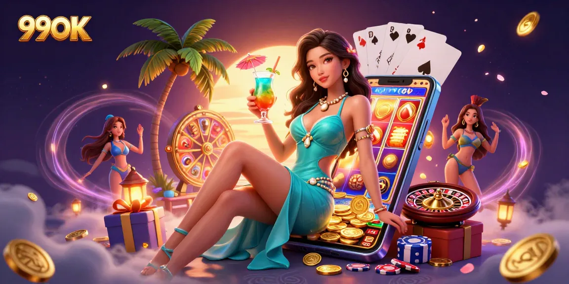 Engage in thrilling gaming action at 99OK with vibrant casino elements and stunning visuals.