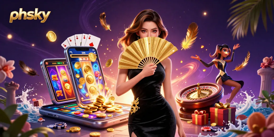 Experience the thrill of online gaming at phsky with captivating characters and vibrant slot elements.