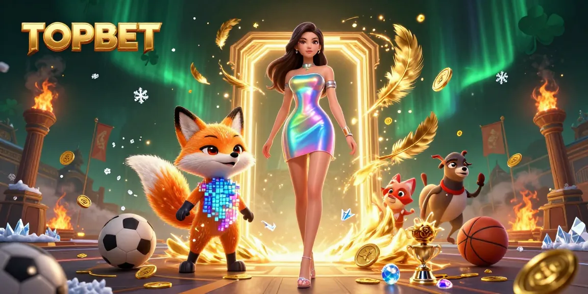 Engage in the vibrant world of TOPBET sports betting, showcasing stunning visuals of wins and action.