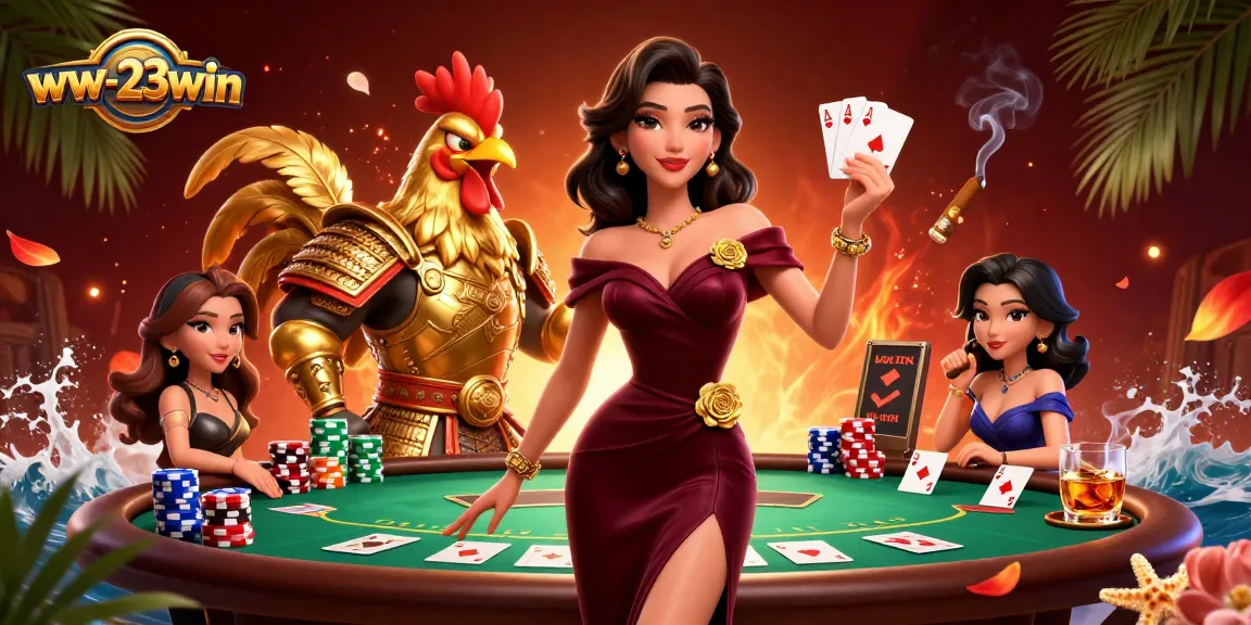 Experience thrilling poker action at ww-23win with luxurious designs and vibrant game settings.