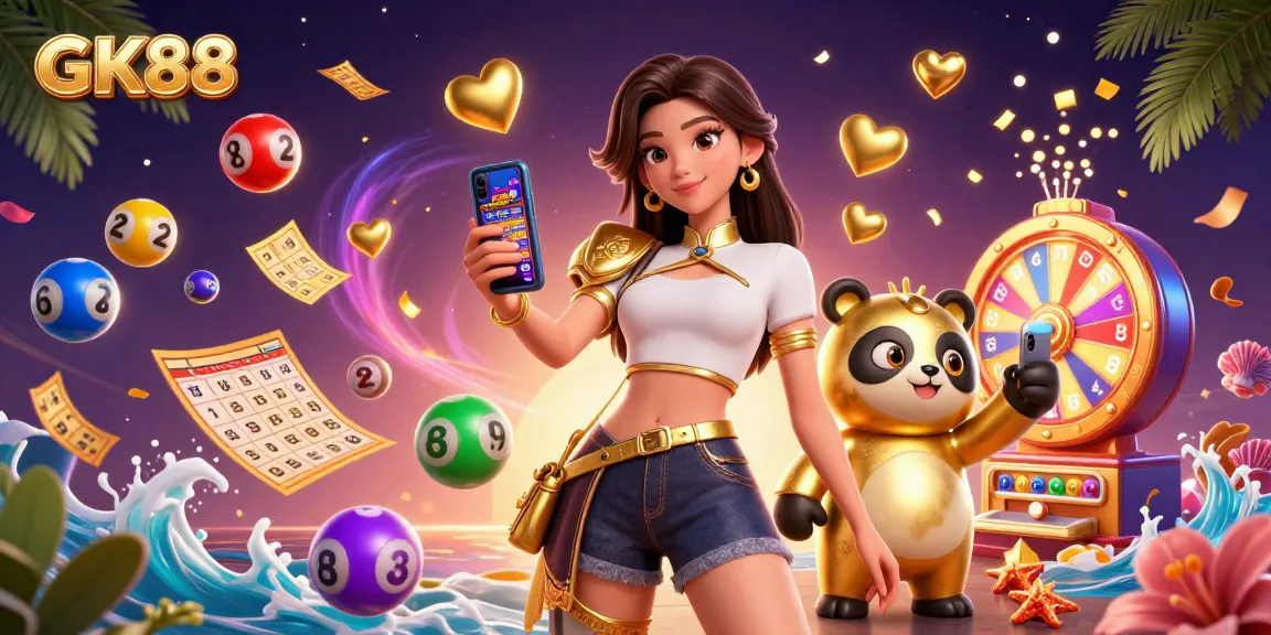 Join the fun at GK88 with vibrant lottery games, featuring dynamic elements and exciting visuals.