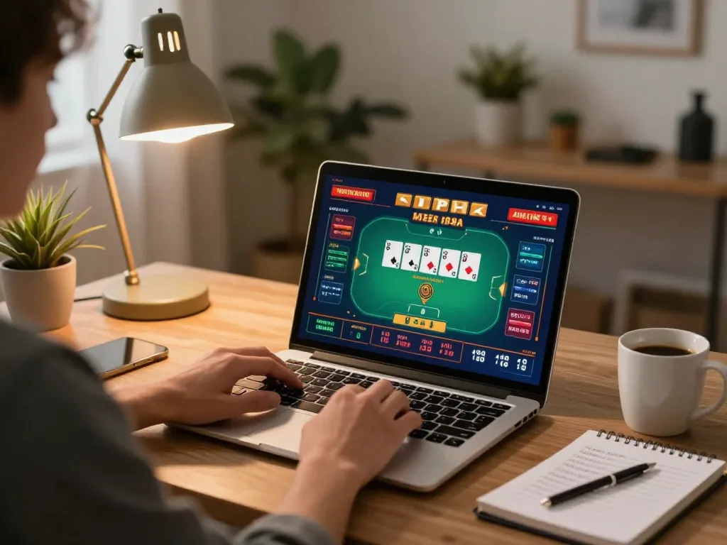 Experience f1688 online poker gaming at home with strategic setups and cozy atmosphere.