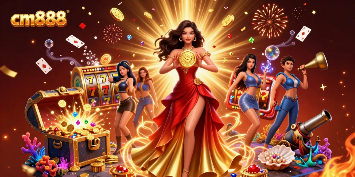 Experience vibrant gambling excitement as cm888 delivers a stunning casino illustration filled with dynamic elements.