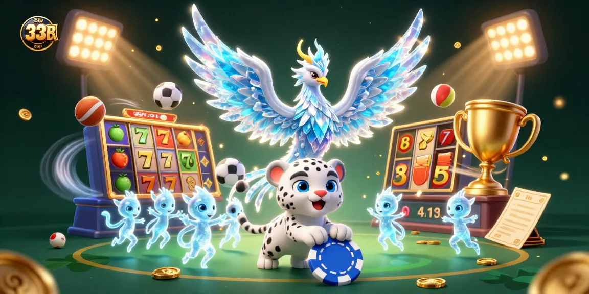 Engage with thrilling games at 33BMW featuring unique elements like a crystalline ice phoenix and dazzling visuals.