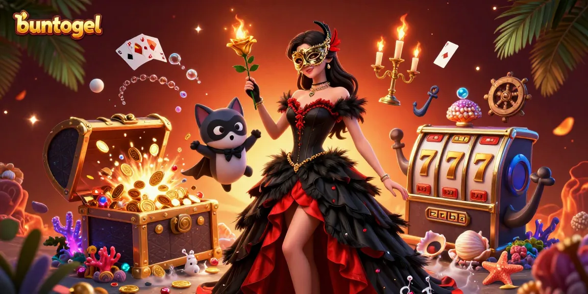 Unleash your luck with Buntogel's thrilling lottery experience and vibrant game elements.