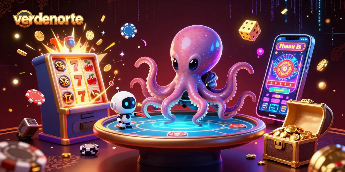 Experience thrilling poker gameplay with the vibrant "verdenorte" scene featuring alien characters and slot excitement.