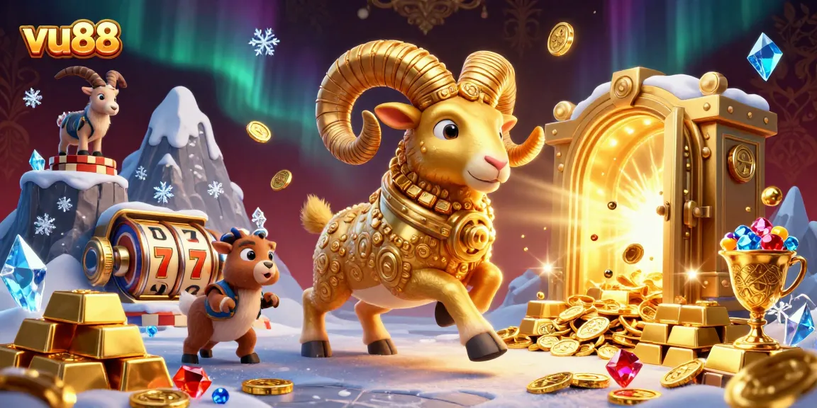 Experience thrilling wins at vu88 with golden treasures and lively 3D casino elements.