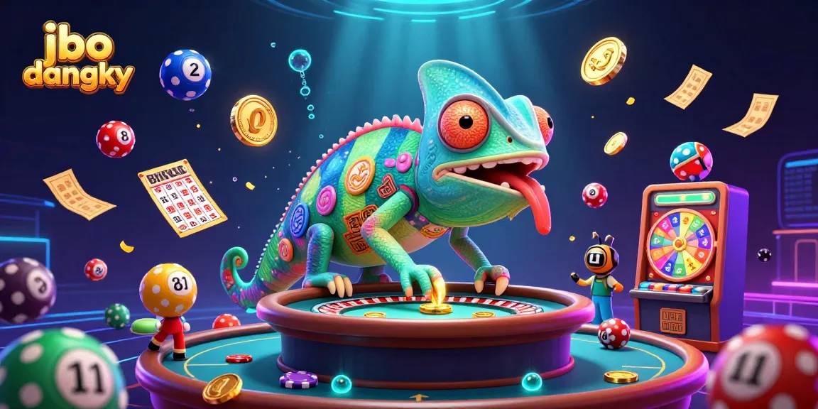 Experience thrilling jbo dangky moments with colorful casino elements in a vibrant 3D scene.