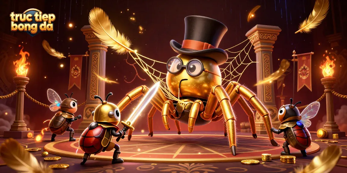 Watch truc tiep bong da featuring bold characters in a colorful casino web scene.