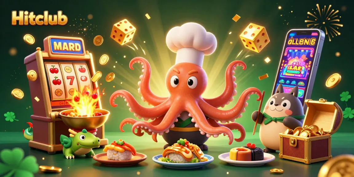 Hitclub showcases thrilling gambling action with vibrant creatures and explosive slot machine jackpots.