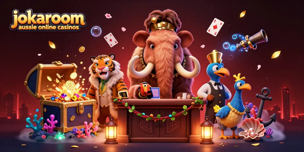 Experience the vibrant atmosphere of jokaroom aussie online casinos with lively characters and gaming elements.