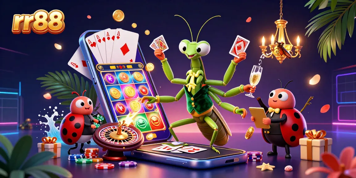 Experience the vibrant casino magic of rr88 as the card sharp and charming pit boss showcase thrilling games.