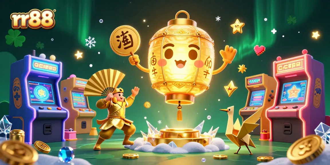 Join the excitement at rr88 with immersive gaming experiences and dynamic characters within a casino scene.