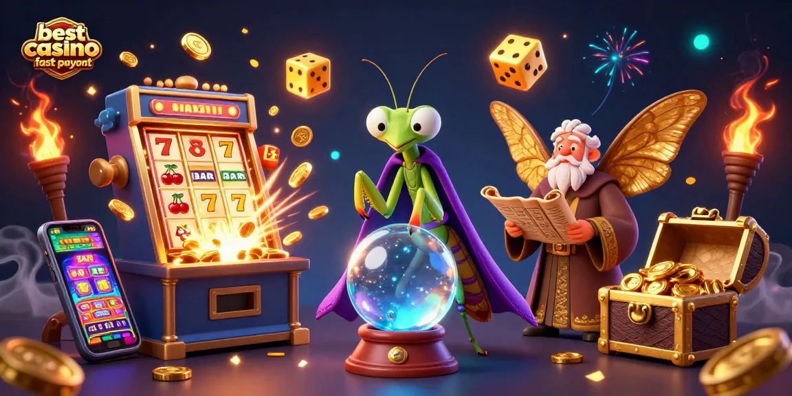 Experience the excitement of the best casino fast payout with vibrant slot machines and engaging characters.