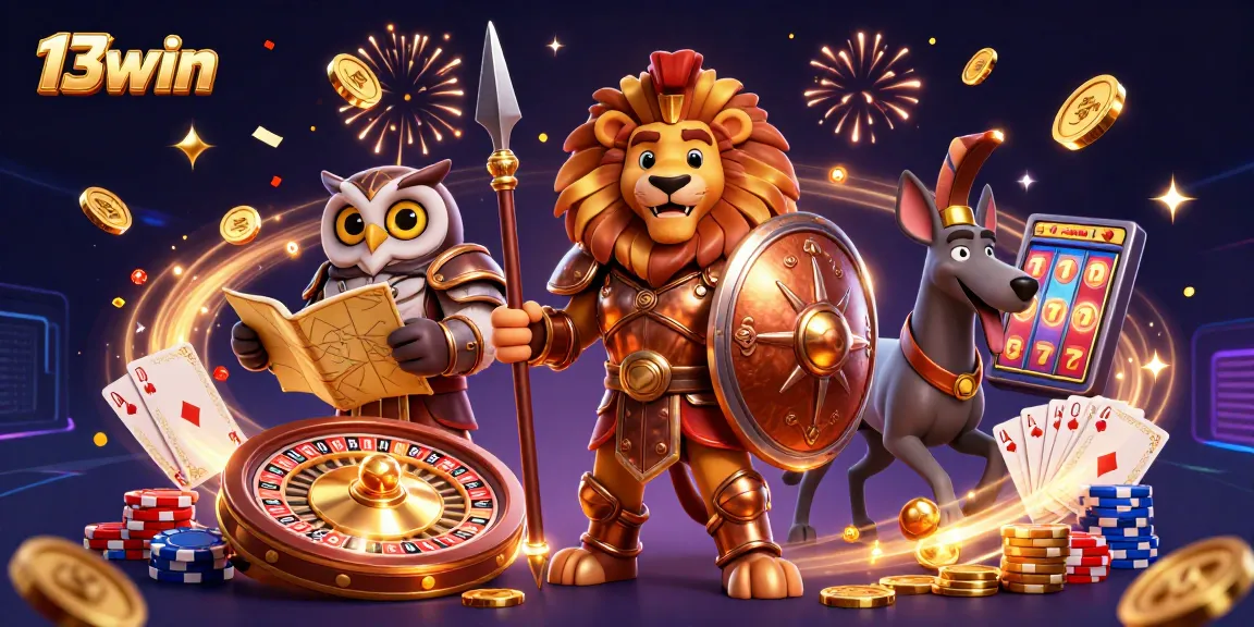 Experience thrilling gameplay with 13win where golden coins and luck abound!