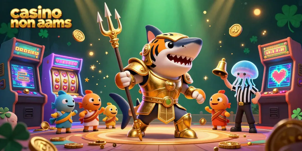 Engage with exciting gameplay at casino non aams featuring vibrant arcade machines and dynamic characters.