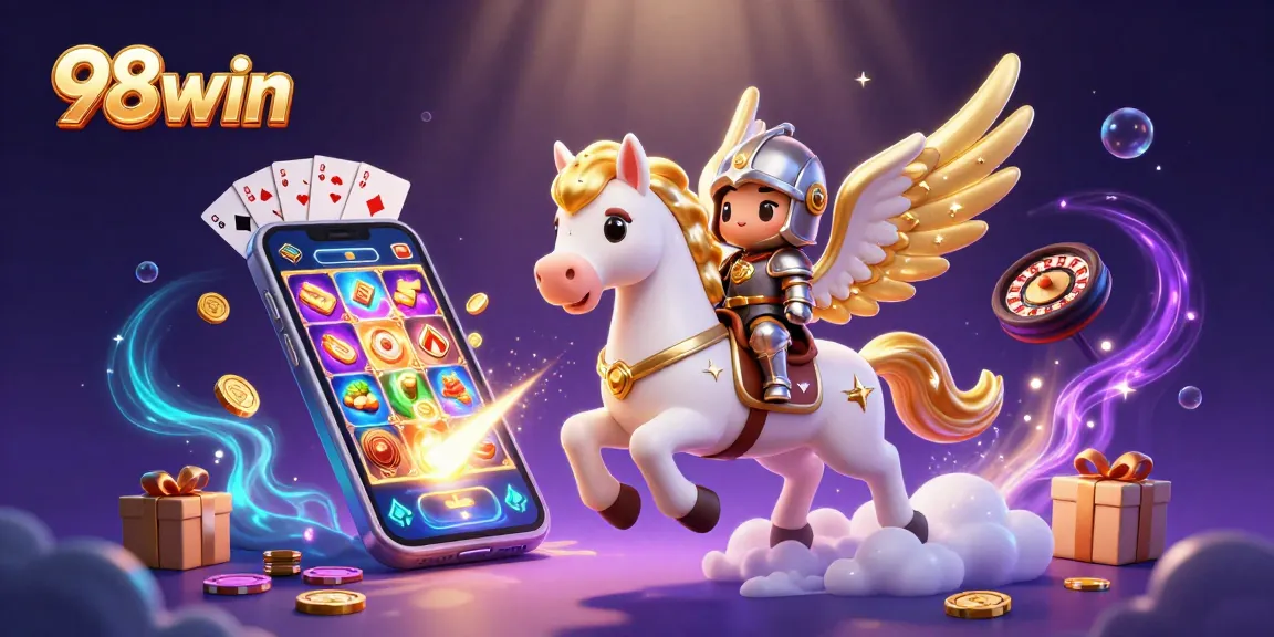 Experience thrilling gaming at 98win with vibrant slot games and captivating characters.